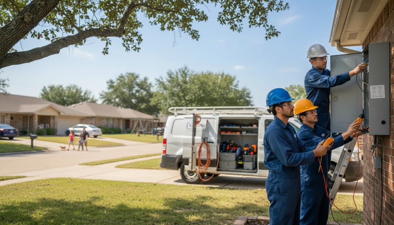 Certified electrician providing emergency electrical services in Stonewall, MS